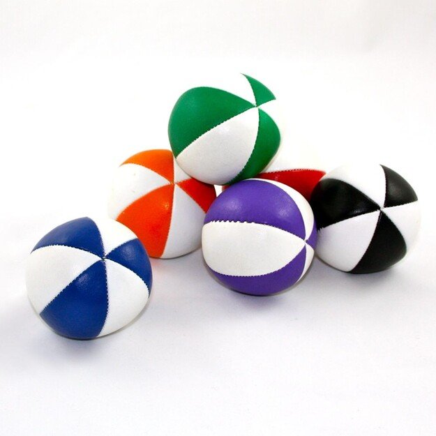 Juggle Dream Pro 6 Panel Star žongliravimo kamuoliukai, 6 spalvų variacijos