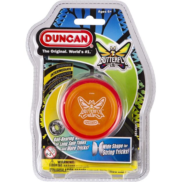 Duncan Butterfly XT guolinis yo-yo, raudonas/oranžinis