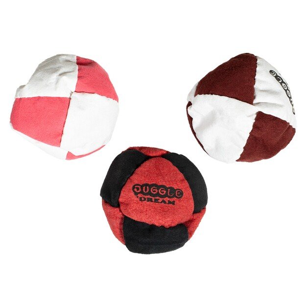 Juggle Dream 8-panelių spardymo kamuoliukai (footbag'ai) užpildyti smėliu
