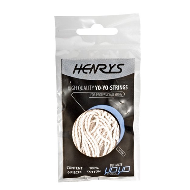 Henry's Yo-yo virvutės, baltos (6 vnt.)