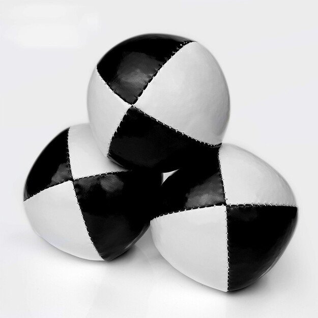 Juggle Dream 120g  "Thuds" žongliravimo kamuoliukas, dvispalvis su balta spalva 1