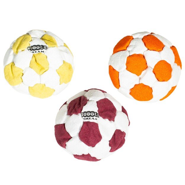 Juggle Dream 32-panelių spardymo kamuoliukai (footbag'ai) užpildyti smėliu