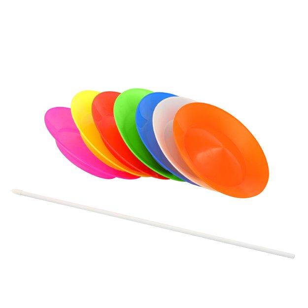 Juggle Dream sukimo lėkštė su plastikiniu lanksčiu pagaliuku