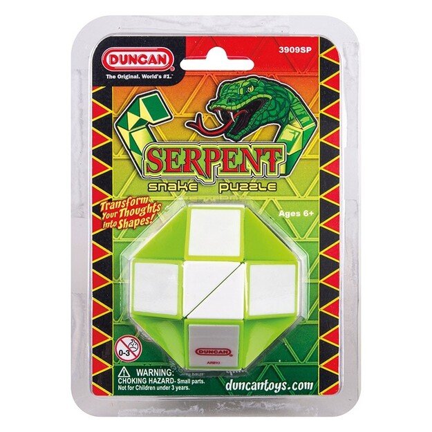 Duncan Serpent Snake gyvatėlės galvosūkis, žalias/baltas