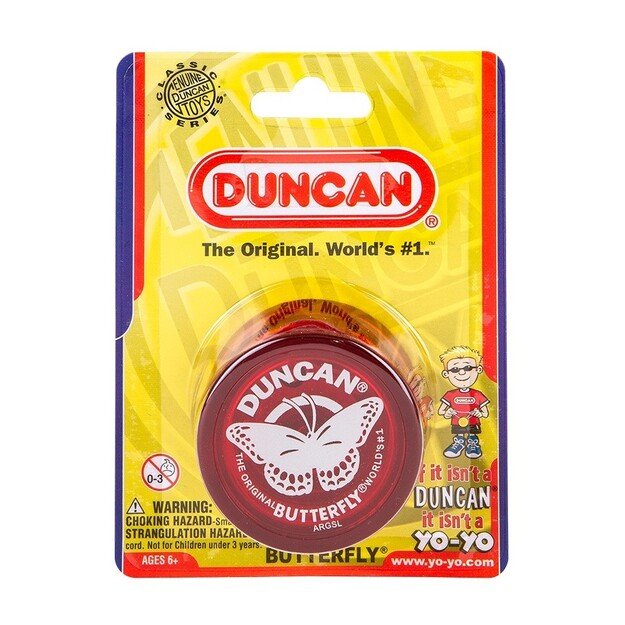 Duncan Butterfly yo-yo, raudonas