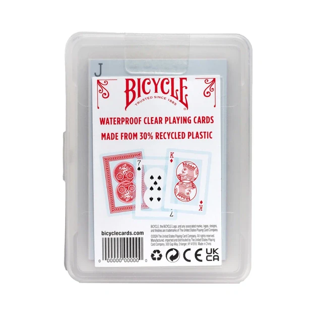 Vandeniui atsparios plastikinės Bicycle kortos