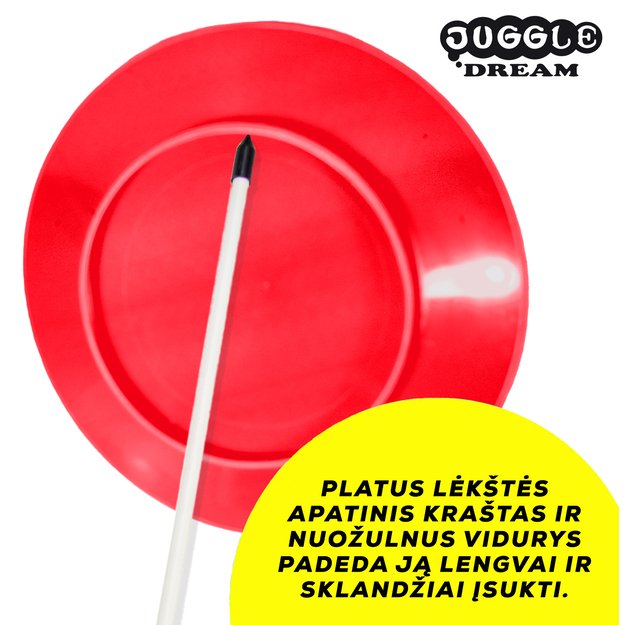 Juggle Dream sukimo lėkščių rinkinys (2 vnt.) su pagaliukais
