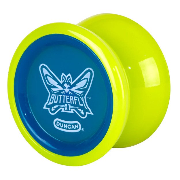 Duncan Butterfly XT guolinis yo-yo, laimo žalias/mėlynas